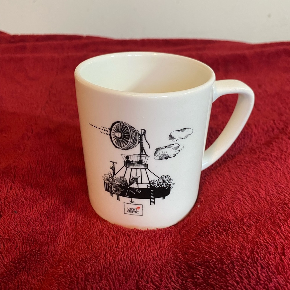 Virgin Atlantic Upper Class Mug Limited Edition 2016 Dudson By Robert Welch